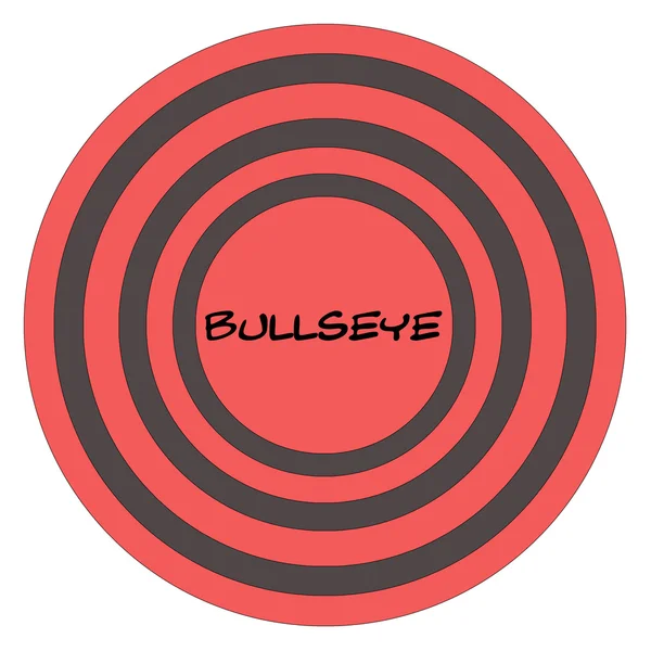 Bullseye Ordförande — Stockfoto