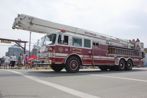 Seymour Fire Department Snorkel 3 Truck — Stock Photo, Image