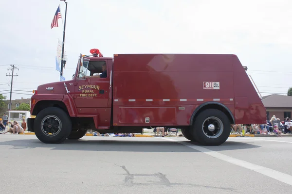 Seymour Rural Fire Department Truck Close up — Stock Photo, Image