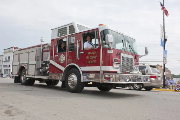 Pulaski Tri County moottori 1112 paloauto — kuvapankkivalokuva
