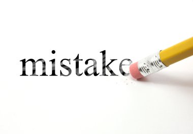 Erasing your Mistake clipart
