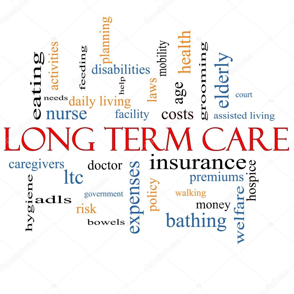 Long Term Care Word Cloud Concept