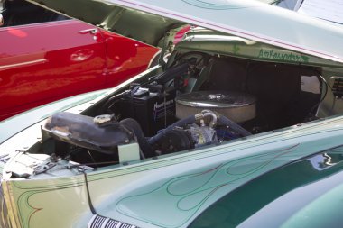 1941 nash Büyükelçi aqua mavi araba motoru