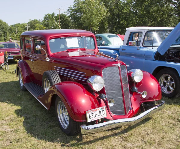 1934 buick 57 rosso auto — Foto Stock