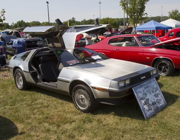 1981-ben delorean oldalnézetből — Stock Fotó