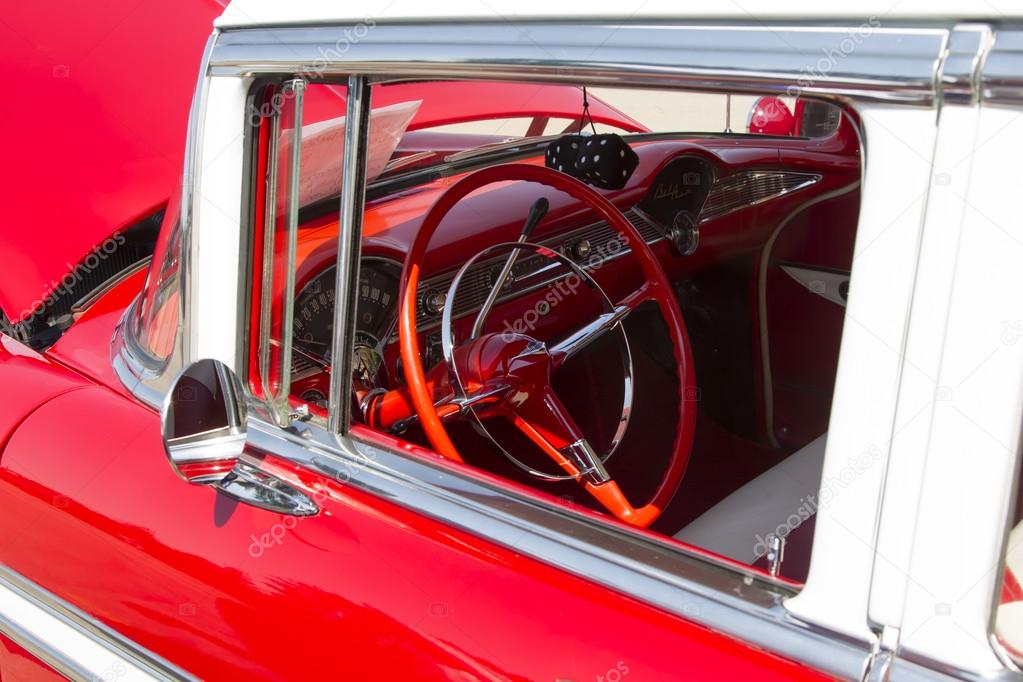 1956 Chevy Bel Air Interior Stock Editorial Photo