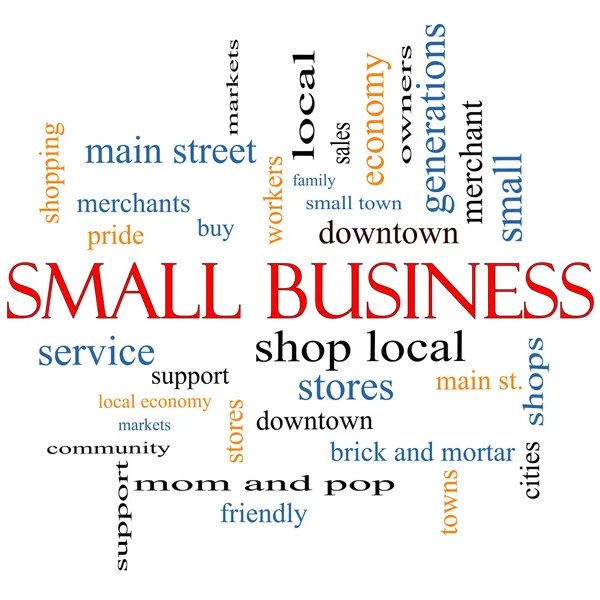 küçük işletme kelime bulutu kavramı
