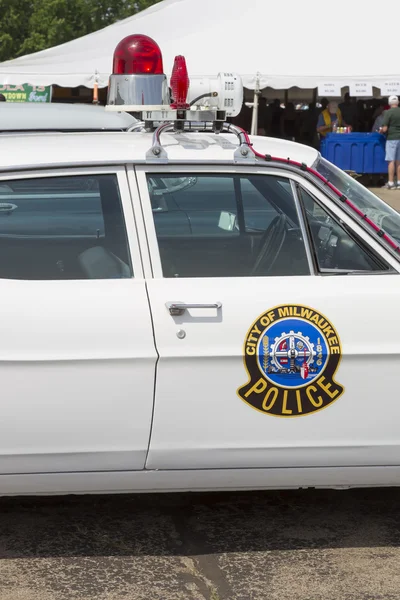 1968 Ford Galaxie Milwaukee emblema dell'automobile della polizia — Foto Stock