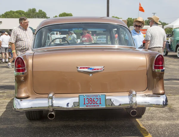 1955 chevy bel air Kupfer Farbe Rückansicht — Stockfoto