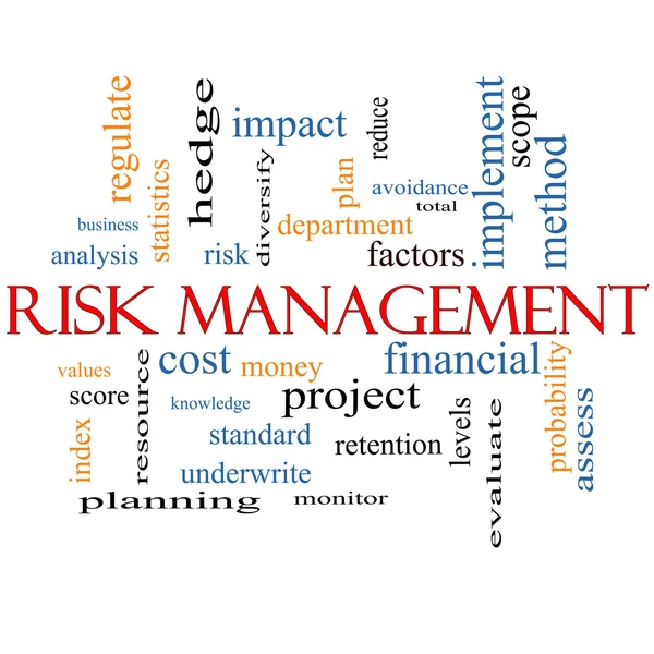 Risk Management Word Cloud Concept — Stock Photo, Image