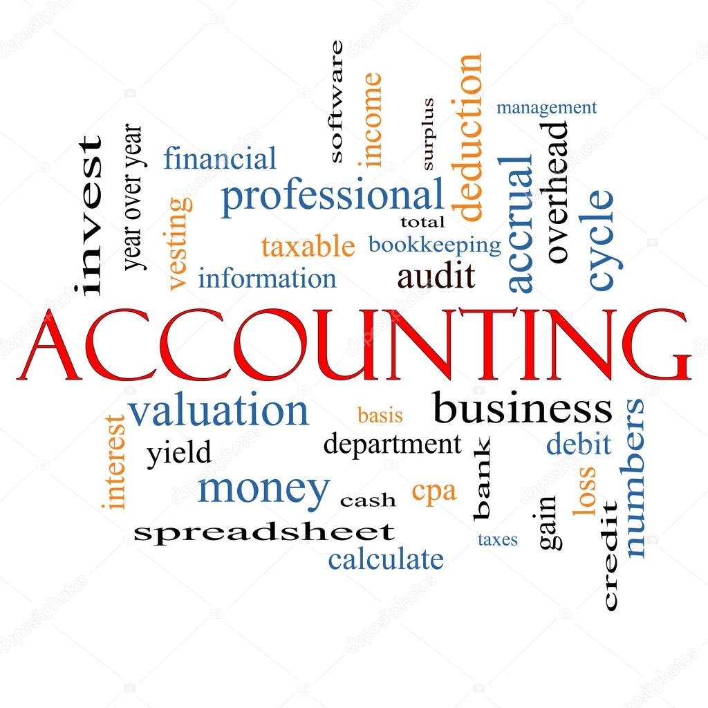 Accounting Word Cloud Concept — Stock Photo © 38640085