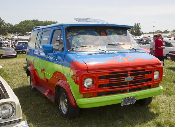 1974 Chevy Scooby Doo Mistério Máquina Van — Fotografia de Stock