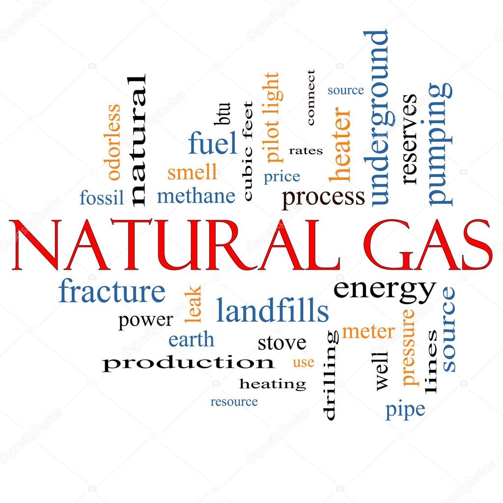 Natural Gas Word Cloud Concept