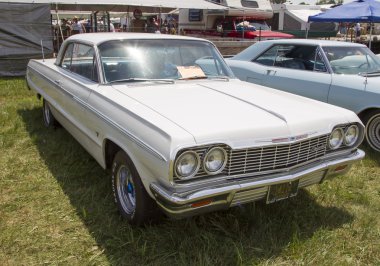 1964 beyaz chevy Impala ss