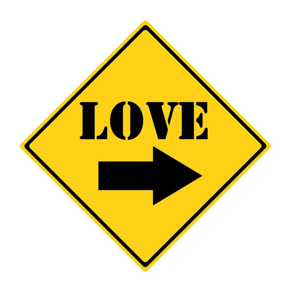 Love this way Panneau de signalisation — Photo