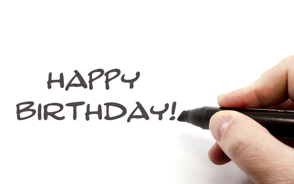 Buon compleanno! Calligrafia — Foto Stock