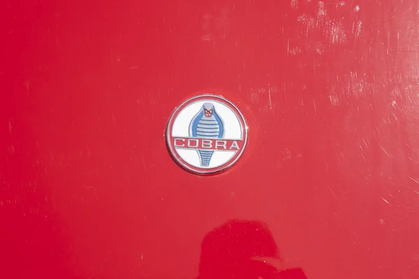 1964 červená shelby cobra znak — Stock fotografie