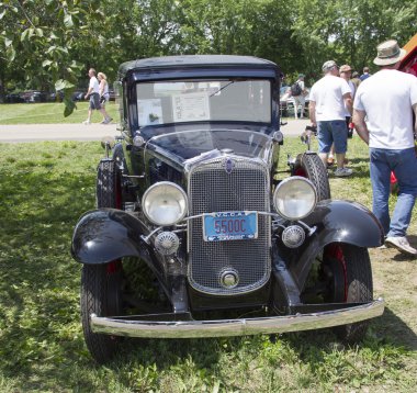 1931 chevy siyah özel sedan