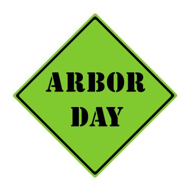 ağaç dikme günü işareti