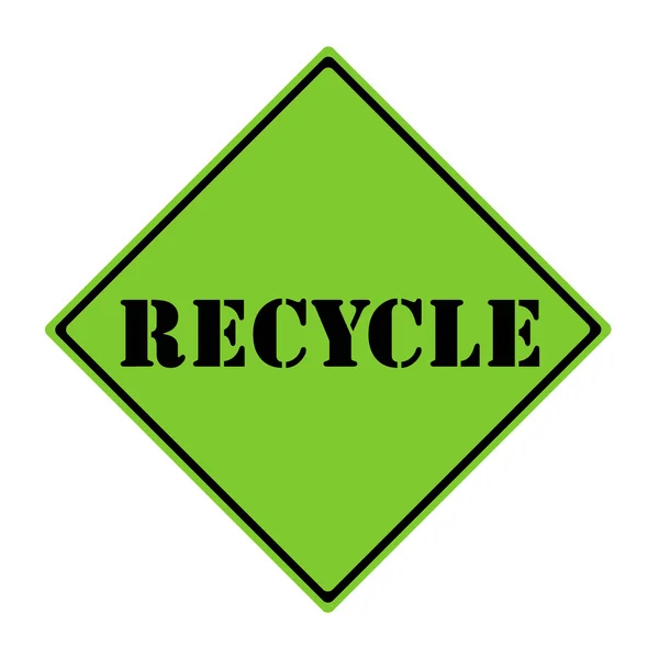 Signo de reciclaje — Foto de Stock