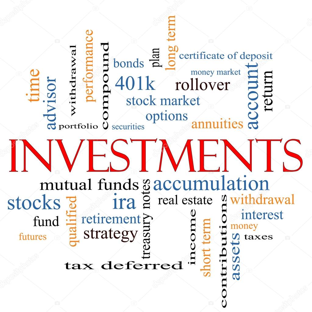Investments Word Cloud Concept