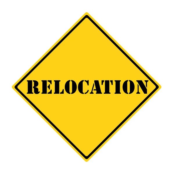 Relocation Sign — Stock Photo, Image