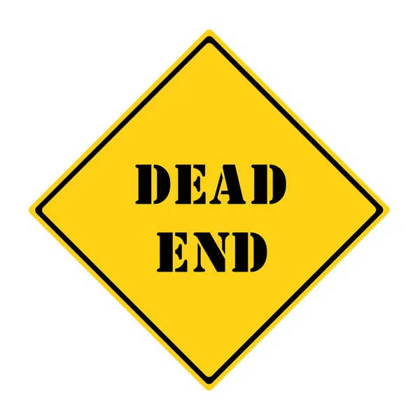 Dead End Sign — Stock Photo, Image