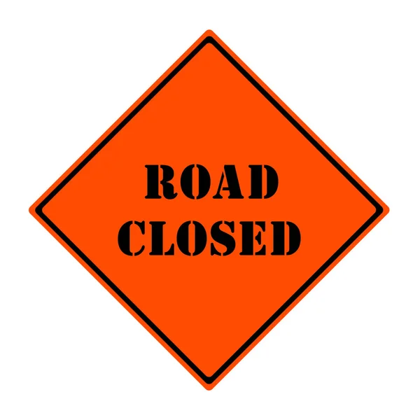 Road Closed Sign — Stock Photo, Image