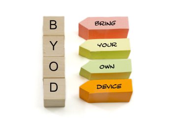byod bloklar ve yapışkan notlar