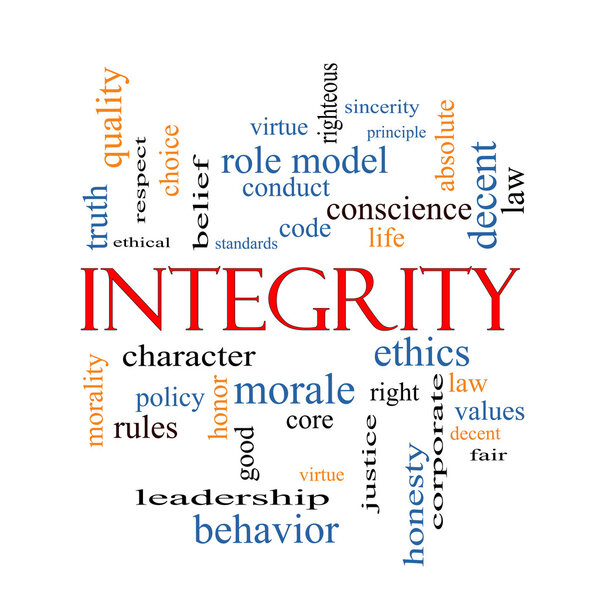 Integrity Word Cloud Concept