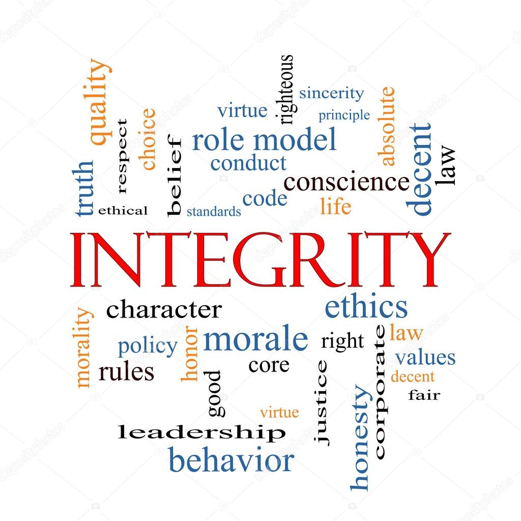 Integrity Word Cloud Concept