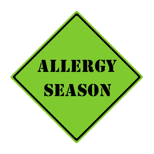 Allergy Season Sign — Stock Photo, Image