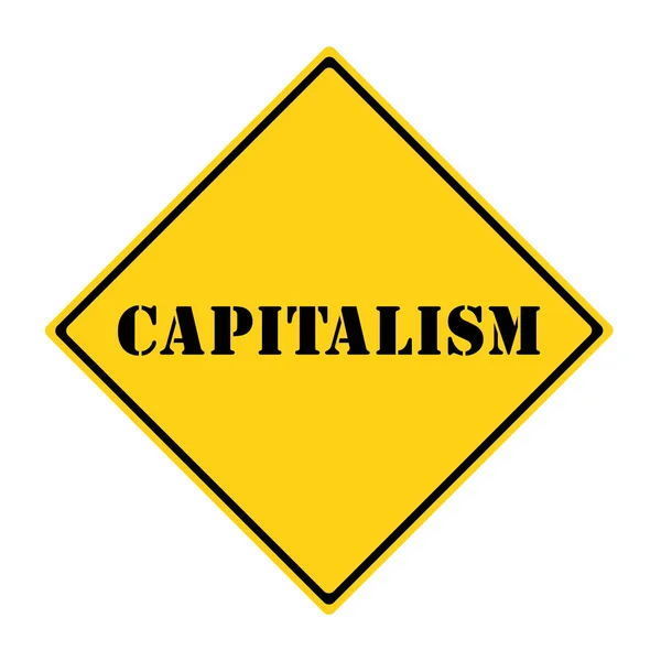 Signo do capitalismo — Fotografia de Stock