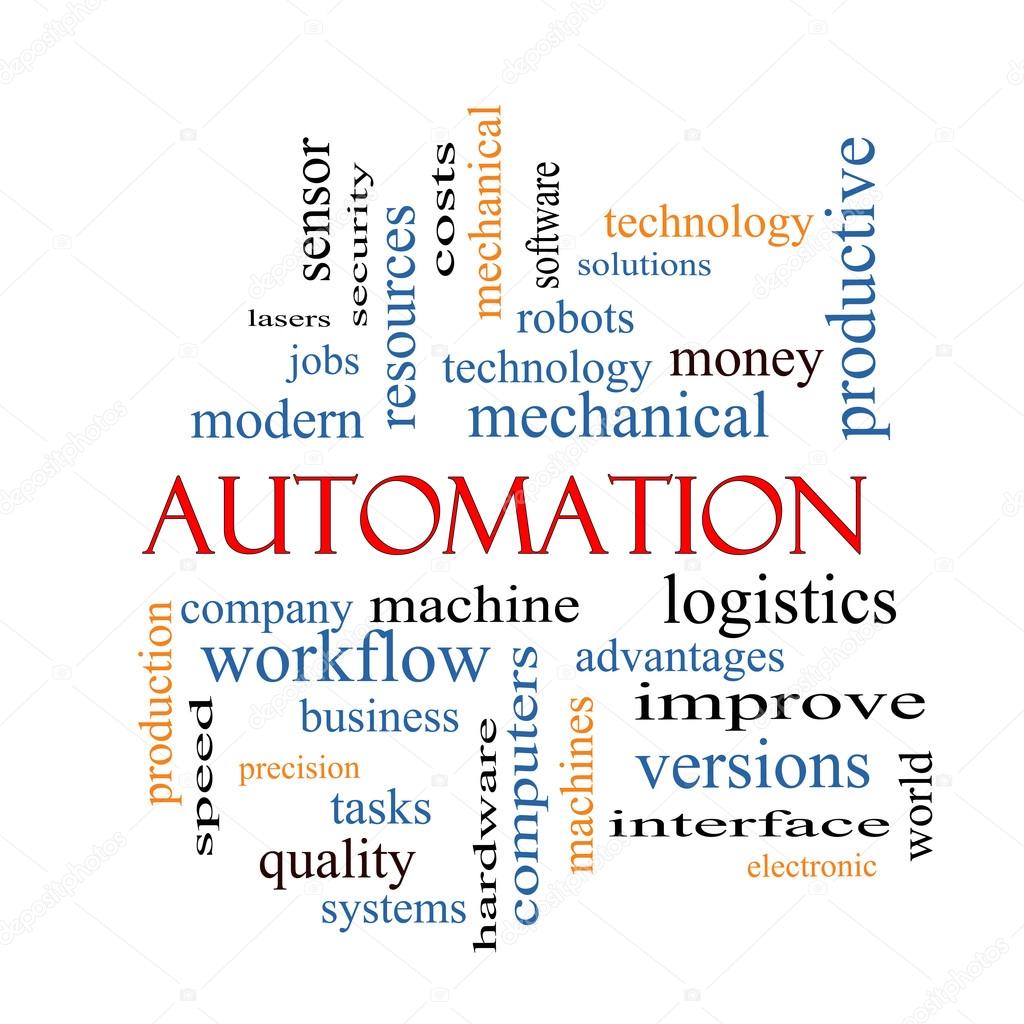Automation Word Cloud Concept