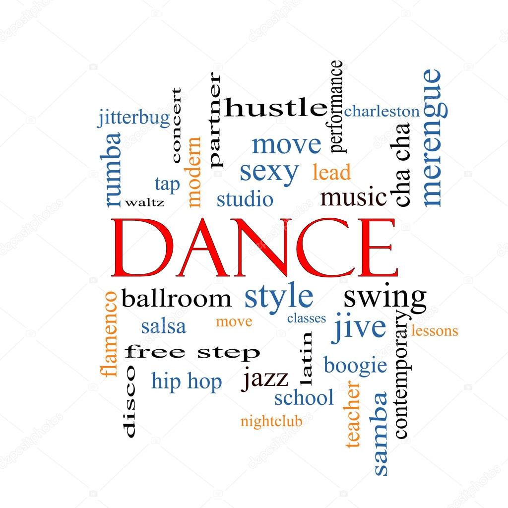 Dance Word Cloud Concept