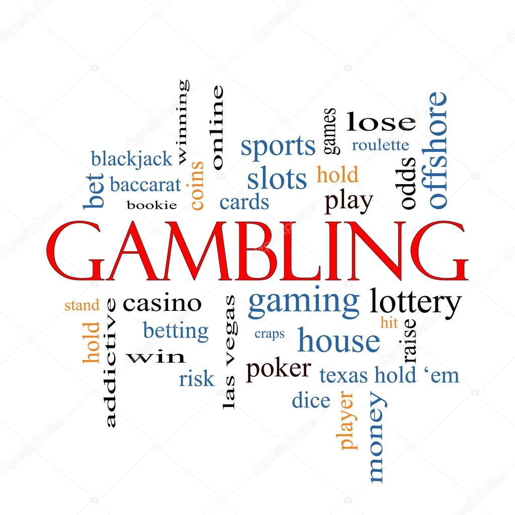 Gambling Word Cloud Concept
