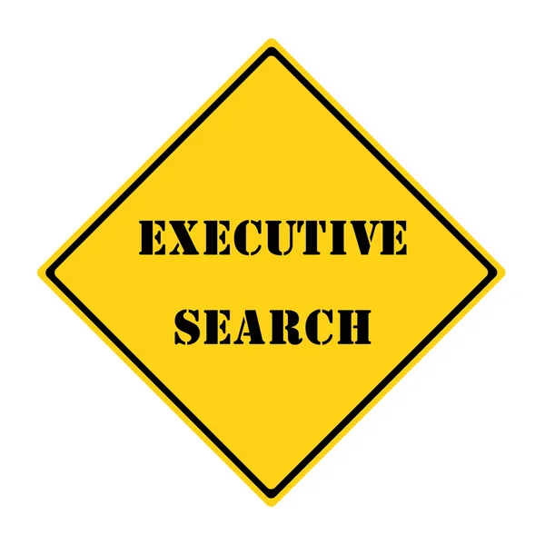 Znak executive search — Zdjęcie stockowe