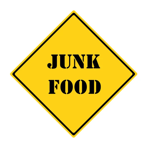 Junkfood teken — Stockfoto