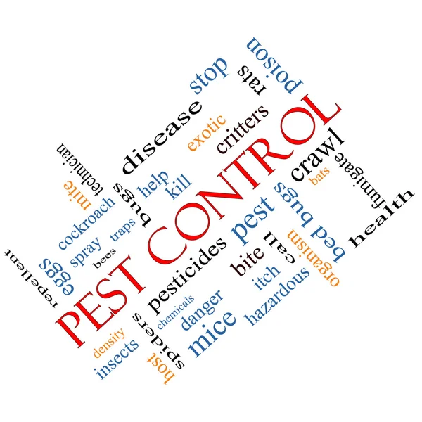 Pest Control Word Cloud Concept Angled Stock Image Everypixel
