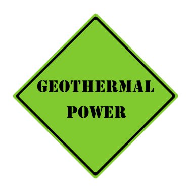 Jeotermal enerji işareti