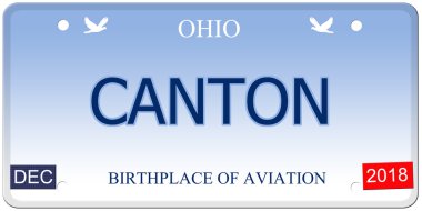 Canton ohio suni plaka