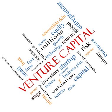 risk sermayesi kelime bulutu kavramı açılı