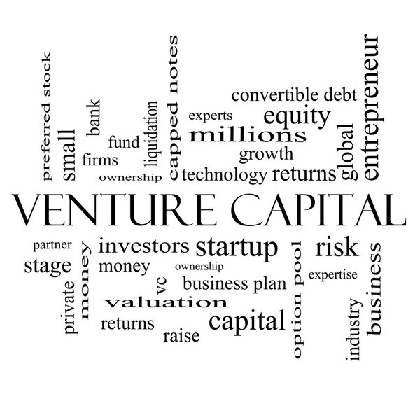 Слово венчурного капитала в черном и белом
