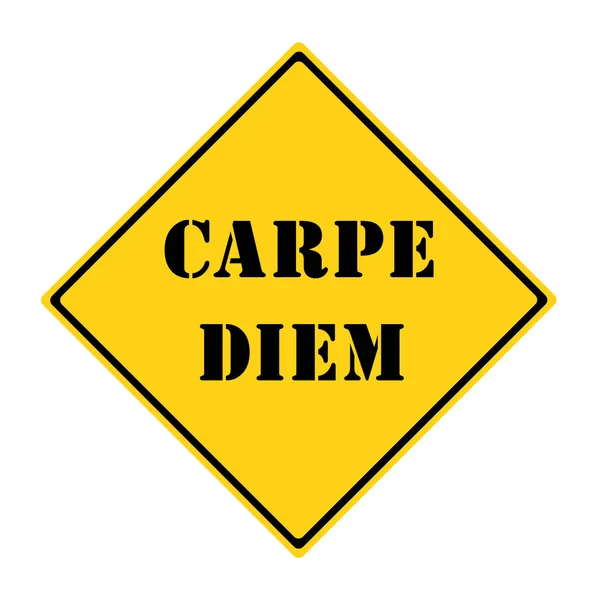 Carpe Diem segno — Foto Stock