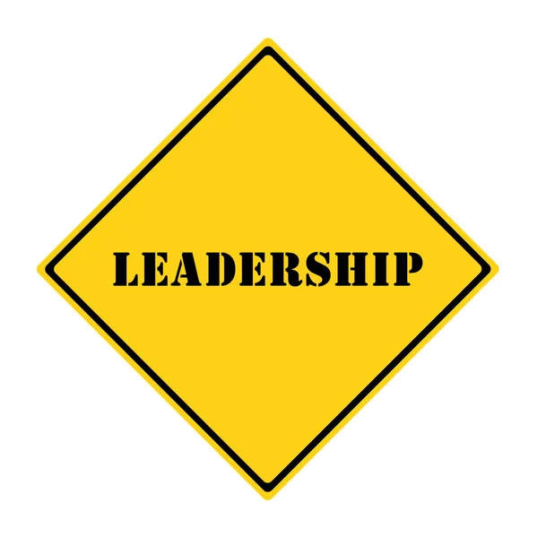 Знак лидерства — стоковое фото