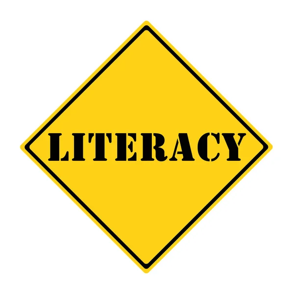 Literacy Sign — Stock Photo, Image