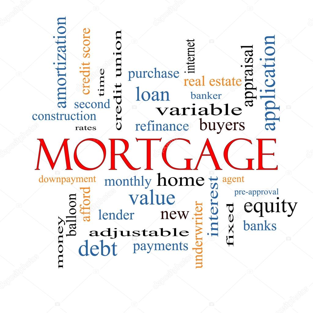 Mortgage Word Cloud Concept