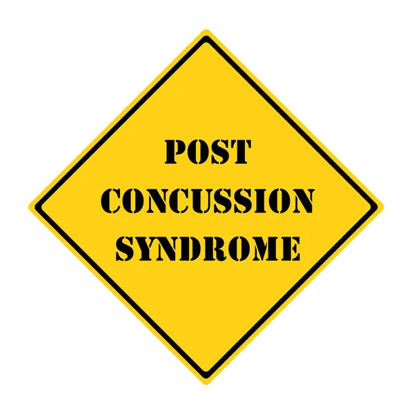 Post Concussion Syndrome Sign — Stock Photo, Image