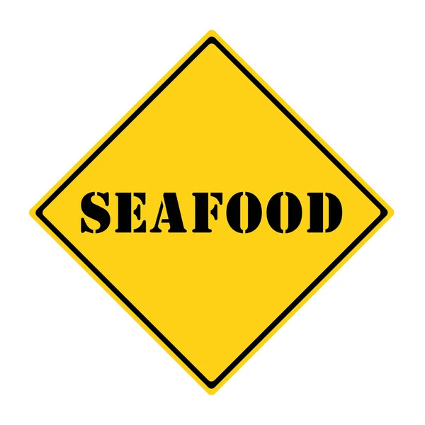 Seafood Sign — Stock Photo, Image