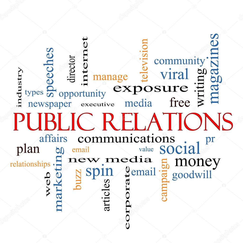 Public Relations Word Cloud Concept